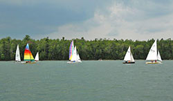 competitors sailing